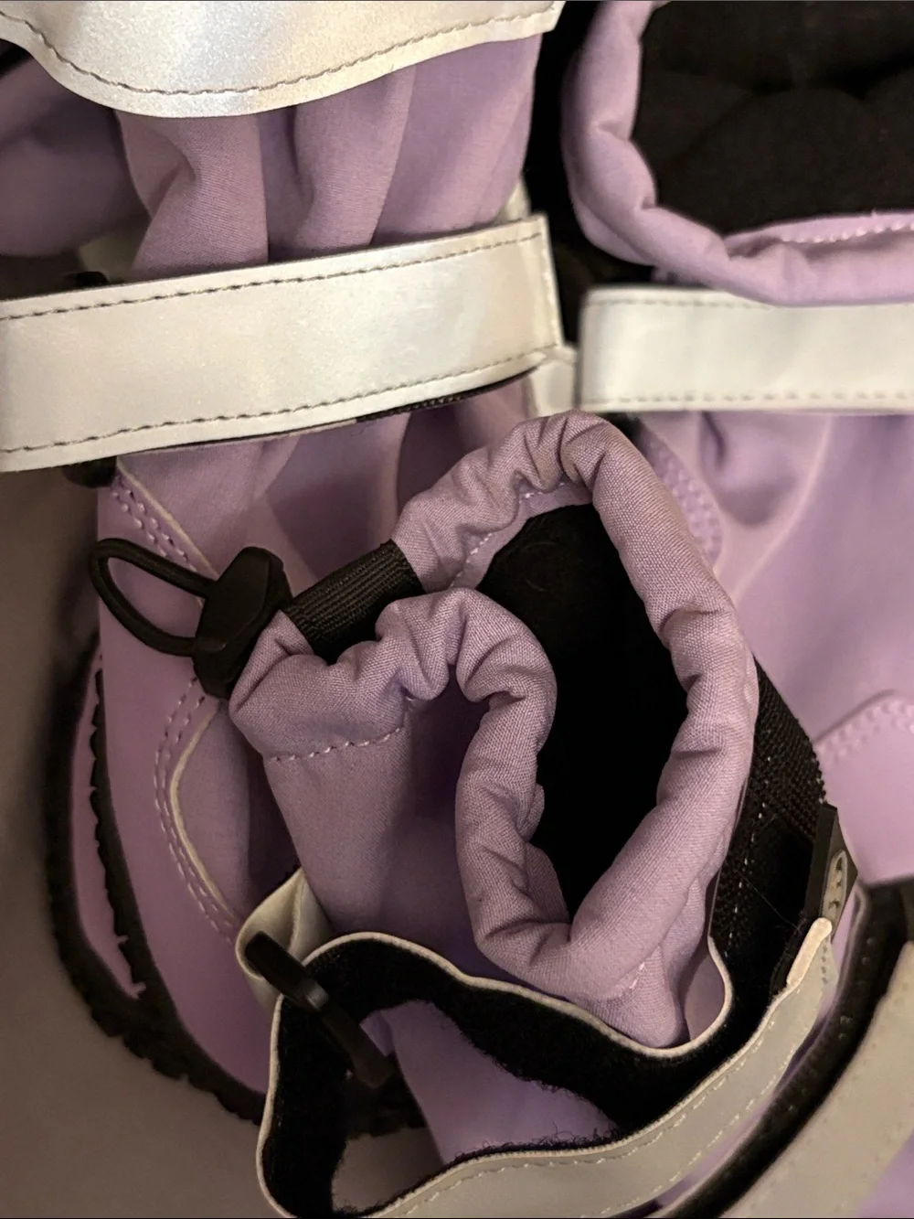 Waterproof Spark Paws Boots Reflective Velcro Straps Sz 8 for Dogs 74-91 Pounds